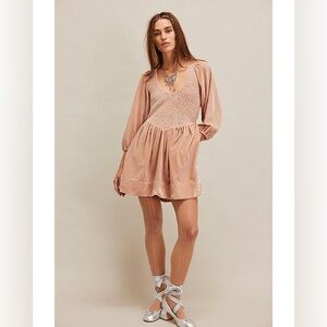 Free People Farrier Velvet Mini Dress